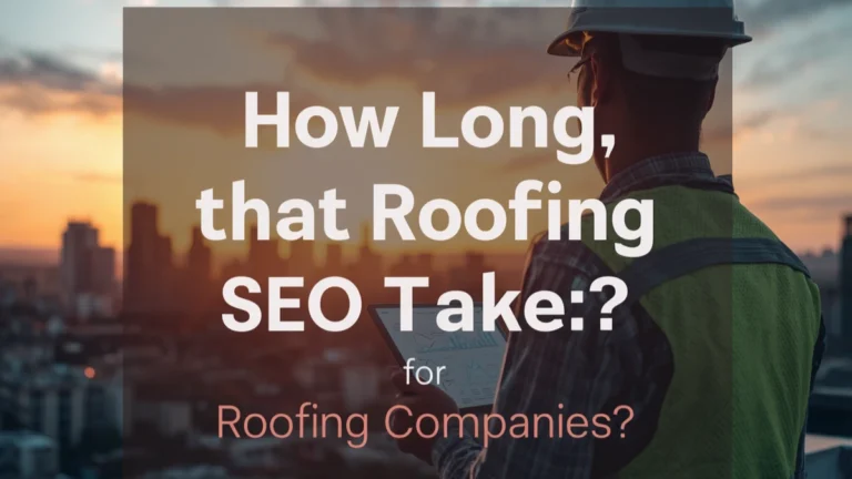 how long roofing SEO take - Featured Image